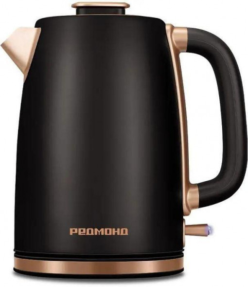 Чайник электрический REDMOND KM-240, черный/ Бронза