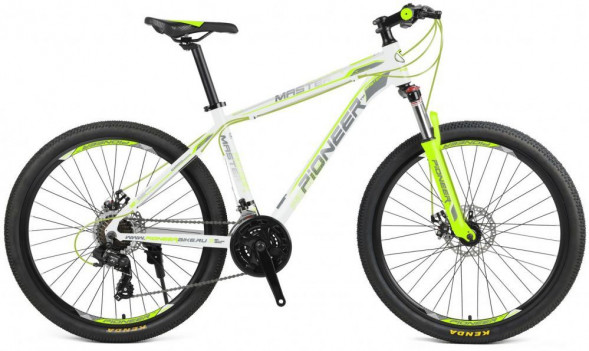 Велосипед PIONEER MASTER 26&quot; AL/19&quot; white-green-gray
