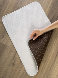 КОВРИКИ ДЛЯ ВАННОЙ И ТУАЛЕТА ЕГ Коврик для ванной Волна 70х45 см - 80