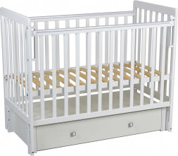 Кровать детская ФЕЯ Кровать детская Фея 328-01 белый (1 кор)