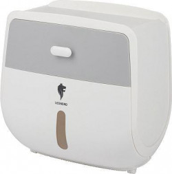 LEONORD Полка-держатель для туалетной бумаги TANGER TBH-02 (с ящиком) (105856)