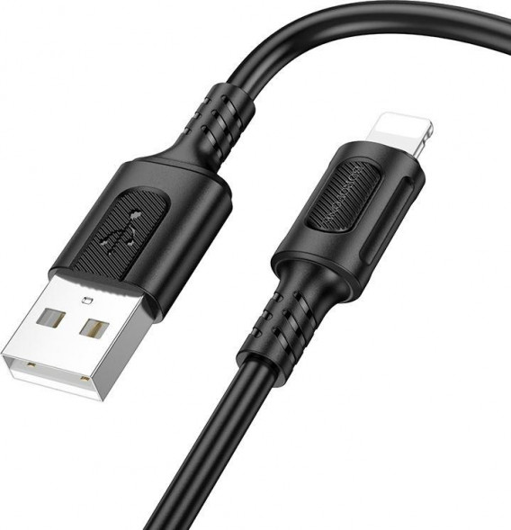 Кабель BOROFONE (6941991115042) BX111i 2.4A USB-Lightning 8 Pin 1 m черный