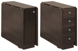 Стол-книжка ЭЛЕГИЯ КМ.015.01-02-00 Стол-книжка с ящиками (Венге) (2 кор.)