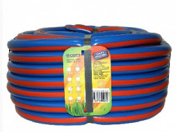 Шланг ГИДРОАГРЕГАТ Шланг поливочный Д=1/2" (25м) арм., 3-х слойный синий с оранжевой полосой