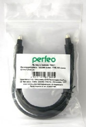 Кабель PERFEO (T9001) оптический кабель TOSLINK вилка - TOSLINK вилка 1.5 м