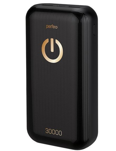зарядное устройство PERFEO (PF_B4300) SPLASH - 30000 mah, черный