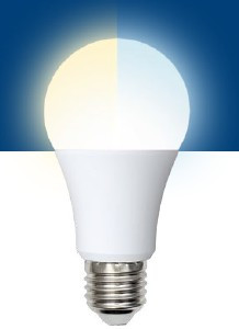 Лампа светодиодная UNIEL (UL-00001569) LED-A60-9W/WW+NW/E27/FR PLB01WH