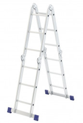 Лестница СИБРТЕХ Лестница шарнирная алюминиевая, 4х3, Россия 97881