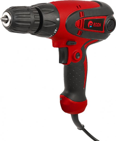 Дрель электрическая EDON DS-550 черный/красный 22153
