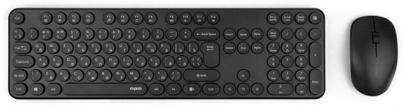 Клавиатура+мышь RAPOO X260S Black