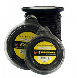 Леска для триммера CHAMPION C5065 - корд трим. Nylplus Square 2.4мм* 15м (квадрат)