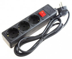 сетевой фильтр PERFEO (PF_A4664) &quot;POWER+&quot; - 3 роз - 1,8м - черный