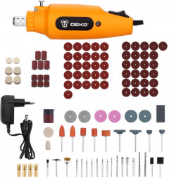Электрический гравер DEKO DKRT150, 150 Вт, в кейсе + набор аксессуаров 110 шт 063-1417