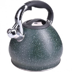 Чайник со свистком нержавеющая сталь,пластик MAYER&amp;BOCH 28554 Чайник 3,4л нерж/сталь со свистком MB (х12)