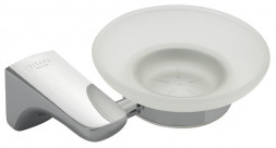 Мыльница стеклянная TITAN 77004 Мыльница стеклянная с креплением к стене