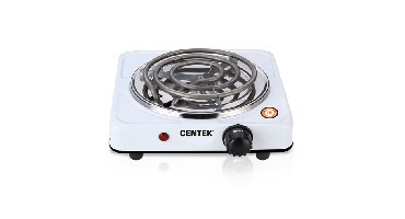 Настольная плитка CENTEK CT-1508 электрическая белый однокомфорочная