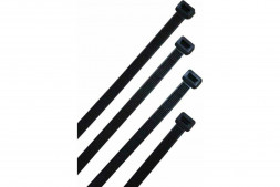 Удлинители электрические VOLSTEN (12965) V02-1B-4,8х300-100 (Хомут черный нейлон 4,8х300 (100шт.))