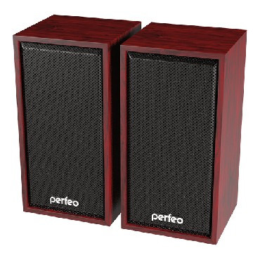 Акустика 2.0 PERFEO (PF-A4388) CABINET , махагон