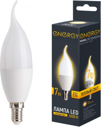Лампа светодиодная ENERGY LED С37W-7-E14-3000 (109323)