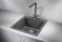 Мойка кухонная GRANULA GR-4651 ГРАФИТ кварц