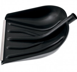 Лопата СИБРТЕХ Лопата для уборки снега пластиковая PROFI, 410х405 мм, без черенка, Россия 61487