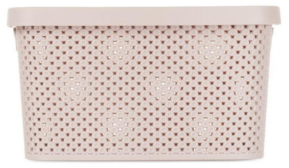 Ящик для хранения HOBBY LIFE HL041260P Ящик для хранения DIAMOND розовый 7л с крышкой