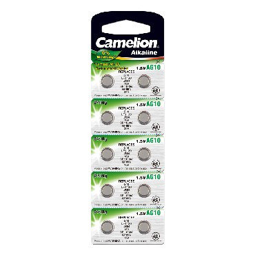 Элементы питания CAMELION (12818) AG10-BP10