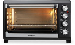 Мини-печь HYUNDAI MIO-HY075 38л. 2000Вт серебристый/черный
