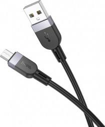 Кабель HOCO (6942007636223) X109m 2.4A USB-microUSB 1 m черный