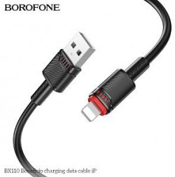 Кабель BOROFONE (6941991120701) BX110i USB 2.4A для Lightning , черный
