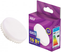 Лампа светодиодная REV 32595 6 GX53 16Вт 2700K