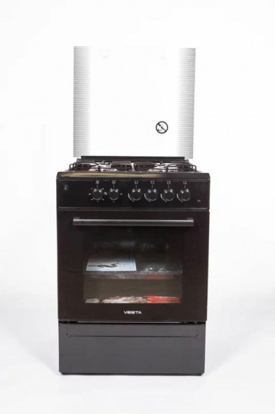 Плита газоэлектрическая VESTA Valencia VGE 10-E Чёрный ГК