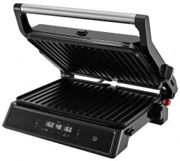 Электрогриль KITFORT КТ-3682 2000Вт черный/серебристый