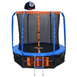 Спортивный инвентарь ЭКОС BS-10FT-3 батут 10" с сеткoй и баскетбольным кольцом (010365)