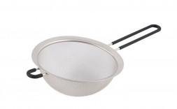 Сито MALLONY Сито-дуршлаг SETACСIO, диам. 18 см (нерж. сталь, силикон.рукоятка) (985528)