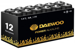 Батарейка DAEWOO LR6/12BOX Power Alkaline