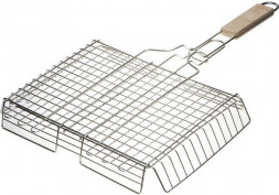 Решетка GRINDA Barbecue, 340 х 260 мм, нержавеющая сталь, объемная решетка-гриль (424732)