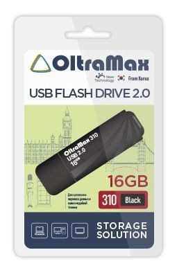 USB флэш-накопитель OLTRAMAX OM-16GB-310-Black