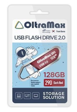USB флэш-накопитель OLTRAMAX OM-128GB-290-Dark Red
