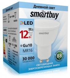 Лампа SMARTBUY (SBL-GU10-12-40K) 12W/4000К/GU10