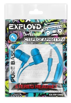 Гарнитура EXPLOYD EX-HP-1369 синий