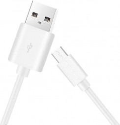 Кабель MORE CHOICE (4627151190754) K13mUSB 2.4A microUSB белый - 1,0m