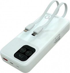 Зарядное устройство MORE CHOICE (4620202550613) PB55-20 с кабелем 1USB 3.0A 22.5W PD - 20000mAh белый