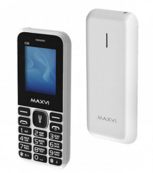 Телефон мобильный MAXVI C30 White