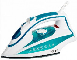 Утюг DELTA LUX DL-352 белый с бирюзовым