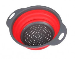 Дуршлаг складной BRADEX TK 0349 Дуршлаг складной круглый 2,4л красный