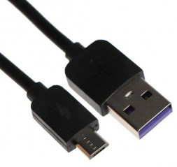КАБЕЛЬ USB MICRO / MINI EXPLOYD EX-K-1389 Дата-кабель USB - microUSB 2.4A 2.0M круглый силикон чёрный