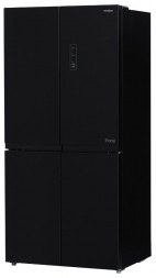 Холодильник HYUNDAI CM5005F черное стекло