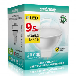 Лампочка SMARTBUY (SBL-GU5_3-9_5-30K) 9.5W/3000K/GU5.3
