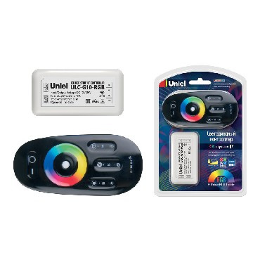 Контроллеры для светодиодных лент RGB 12В UNIEL (11105) ULC-G10-RGB BLACK